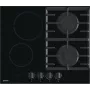 Gorenje GCE691BSC Melna Iebūvējama 60 cm Kombinētā Plīts 4 Zonas