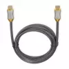 HDMI kabelis IBOX HD08 2 m, HDMI Type A vīriešu–vīriešu, HDMI 2.1, sudraba