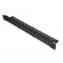 Patchpanel Extralink 24-portu U/UTP (UTP) modulārais, 1U, melns, 482.6 mm platums