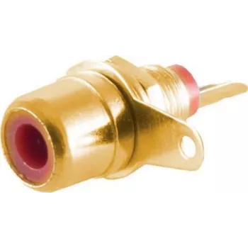 RCA savienotājs ShiverPeaks BS52091-R Gold Male