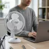 Adler AD 7302 Galda Ventilators Balts 23 cm