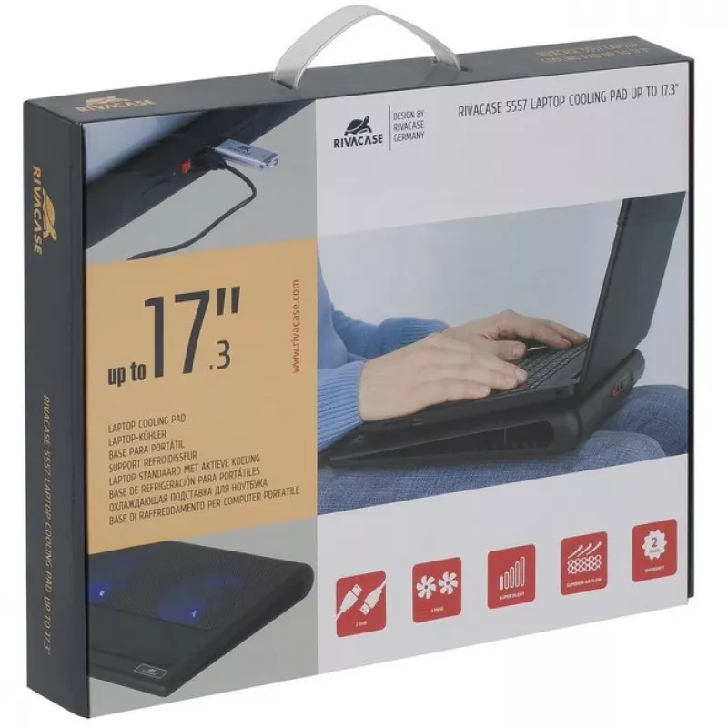 RIVACASE dzesēšanas paliktnis 17.3'' (5557)