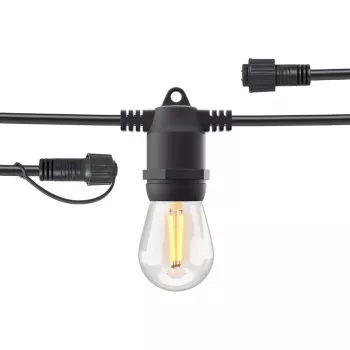 Hombli HBEW-0105 Vītnes Gaisma 5m 10 Lampas Silts Balts Āra