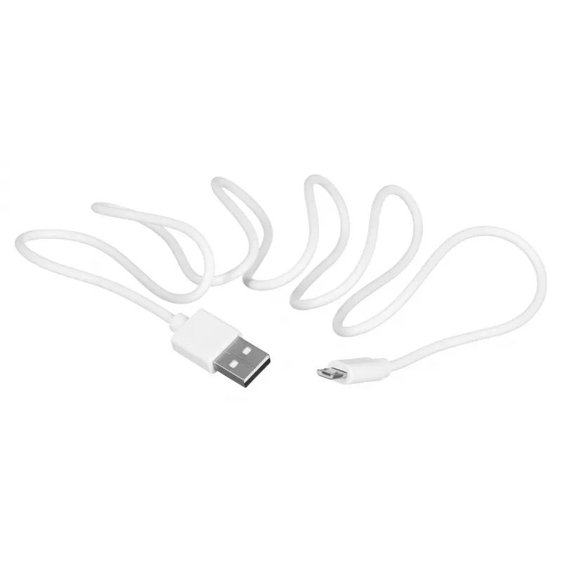 USB kabelis SAVIO CL-123 USB 2.0, USB A–Micro-USB B, 1 m, balts
