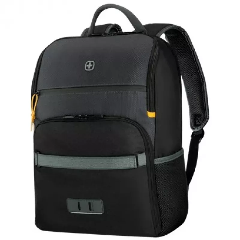 WENGER Next 23 Move 40,64 cm 16 collu piezīmjdatora mugursoma ar planšetdatora kabatu Gravity Black