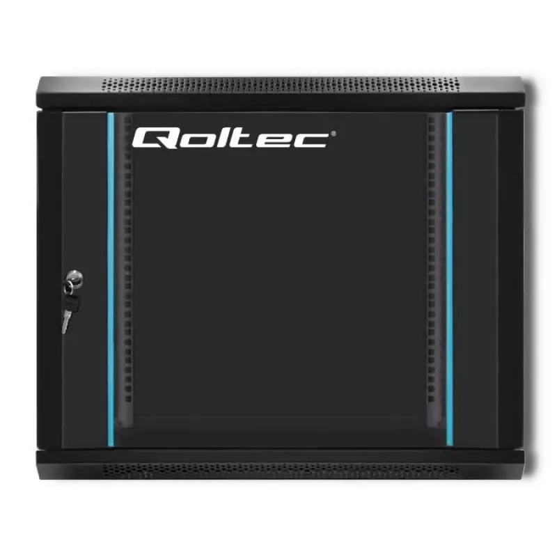 Tīkla statīvs QOLTEC 9U modelis 54466 — atvērtais rāmis 9U serveru/statīva montāžas skapis