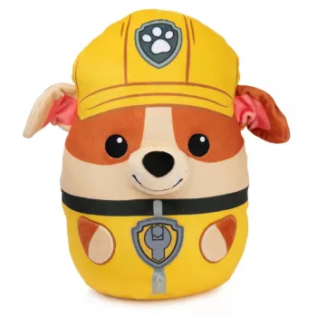 Spin Master PAW Patrol Rubble Squish Plush 30 cm – Oficiāla mīkstā rotaļlieta