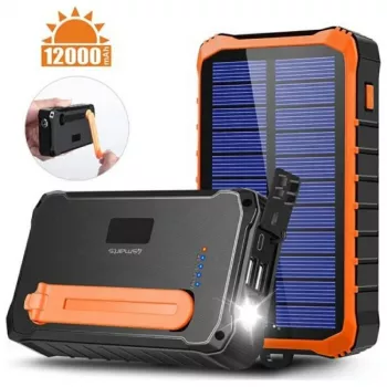 Powerbank Propper Solar 12000mAh pelēks