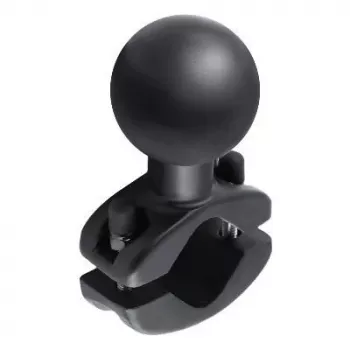 RAM Mounts Sliežu Skava Ar Lodveida Pamatni 1.25 inch - 1.875 inch Sliedēm, Melns Alumīnijs