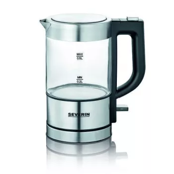 Severin WK 3472 Elektriskā tējkanna 0.5 L Sudraba 1100 W (WK3472)