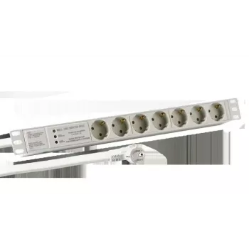 EFB Elektronik EK631DE.3GR pagarinātājs 2 m 7 kontaktligzdas Iekštelpām Gaiši pelēks