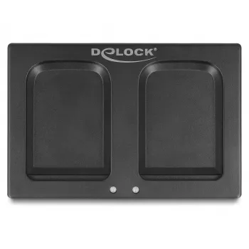 Uzlādes šūpulis DeLOCK 90608 USB C Melns 68x115x22mm