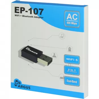 Tīkla karte Inter-Tech 88883056 WLAN Bluetooth 600 Mbit/s