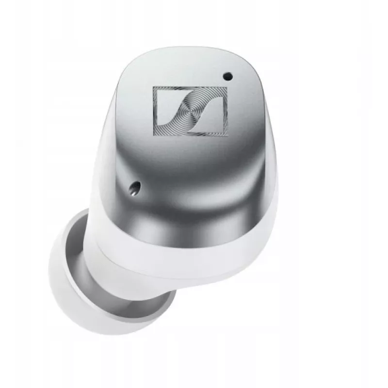 SENNHEISER Momentum MTW4 Bezvadu Bluetooth trokšņu slāpējošas sporta austiņas - Balts & Sudrabs