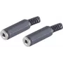 ShiverPeaks BS51310-2 vadu savienotājs 2,5 mm melns sievišķais