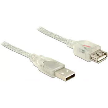 USB kabelis DeLOCK 83884 USB 2.0 3m Caurspīdīgs