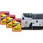 Transportlīdzekļa brīdinājuma marķējums IWH 097610 — 3 atstarojošu paneļu komplekts