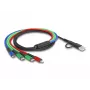 USB kabelis DeLOCK 87035 1,2 m USB 2.0 USB A USB C Micro USB-B Lightning