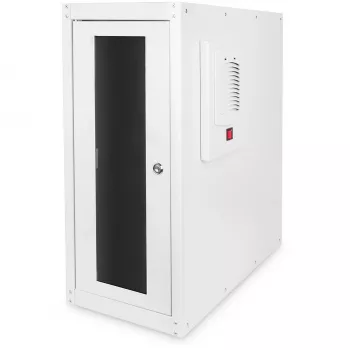 Digitus datora korpuss ar iebūvētu filtru ventilatoru un izlīdzinošām kājām