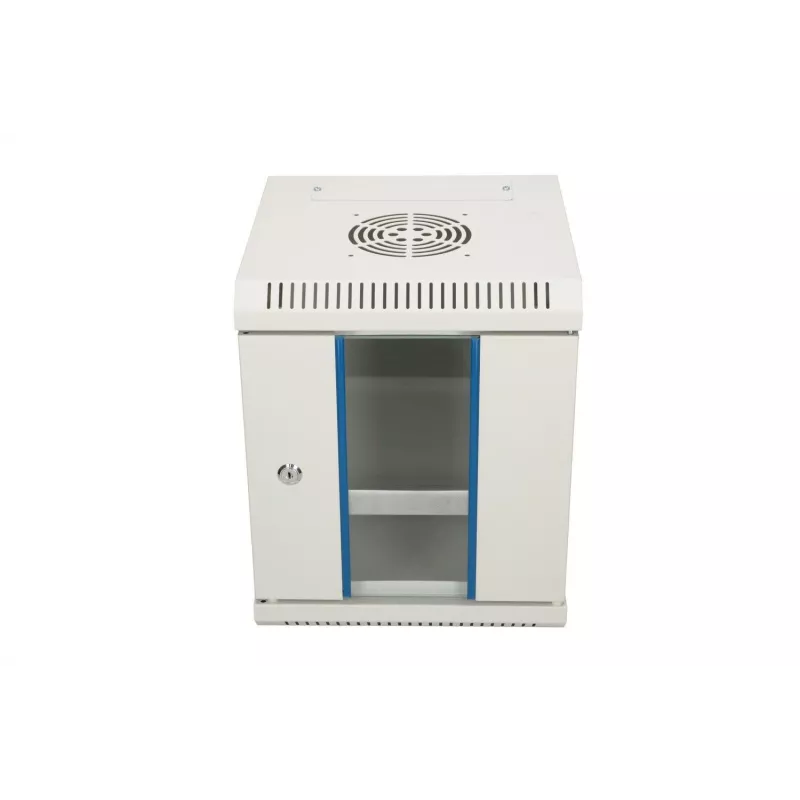 Sienas stiprinājuma rāmis Extralink Rackmount korpuss 6U 10 collu Pelēks Atslēgas slēdzene Kabeļu pārvaldība
