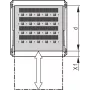 SCHROFF 19SHELF TELE.2U 600D RAL7035 - Plaukts 19 inch 2U 600mm dziļš RAL7035 (22130353)