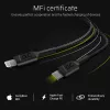 Lightning uz USB‑C kabelis Green Cell KABGC07, 1 m, melns