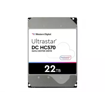 3.5 collu SAS cietais disks Western Digital Ultrastar DH HC570 22 TB, 12 Gbit/s, 7200 RPM, 512 MB kešatmiņa