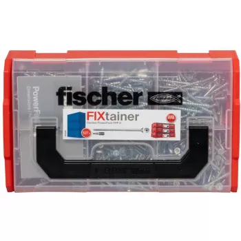 fischer FixTainer PowerFast II TX TG 562272 Skrūvju komplekts kokskaidām, tērauds, cinkots (562272)