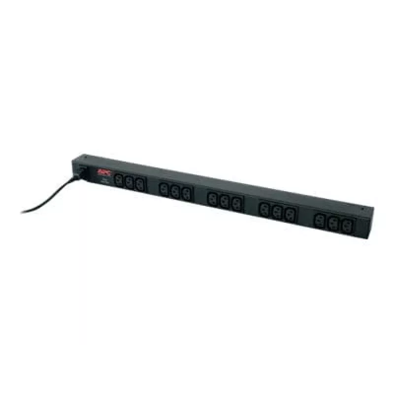 APC RACK PDU BASIC ZERO U 10A 230V strāvas sadalītājs 15 kontaktligzdas 0U Melns