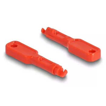 Portu bloķētājs DeLOCK 20928 RJ-45 Sarkana Plastmasa 11 gab.