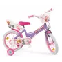Bērnu velosipēds 16 collu Paw Patrol Purple 1680 Meitenēm TOIMSA