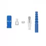 Optiskās šķiedras savienotājs SC/PC Qoltec 54430 Vienmoda Zils Sudrabs Balts