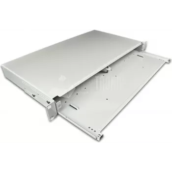 Lightwin Standard 19 inch LWL sadales atvilktne, 1HE tukšs korpuss, Splice Boxes (LVL GREY PREMIUM)