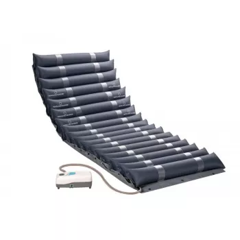 Pretizgulējuma matracis MDH PSM007 – vienvietīgs PVC mainīga spiediena matracis, 190×85×11,5 cm, max lietotāja svars 140 kg, granāts