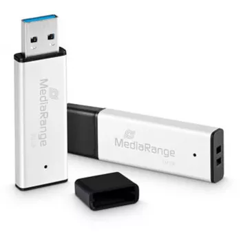 USB zibatmiņa MediaRange MR1904 512 GB USB Type-A 3.2 Gen 1 (3.1 Gen 1) Melns/Sudrabs