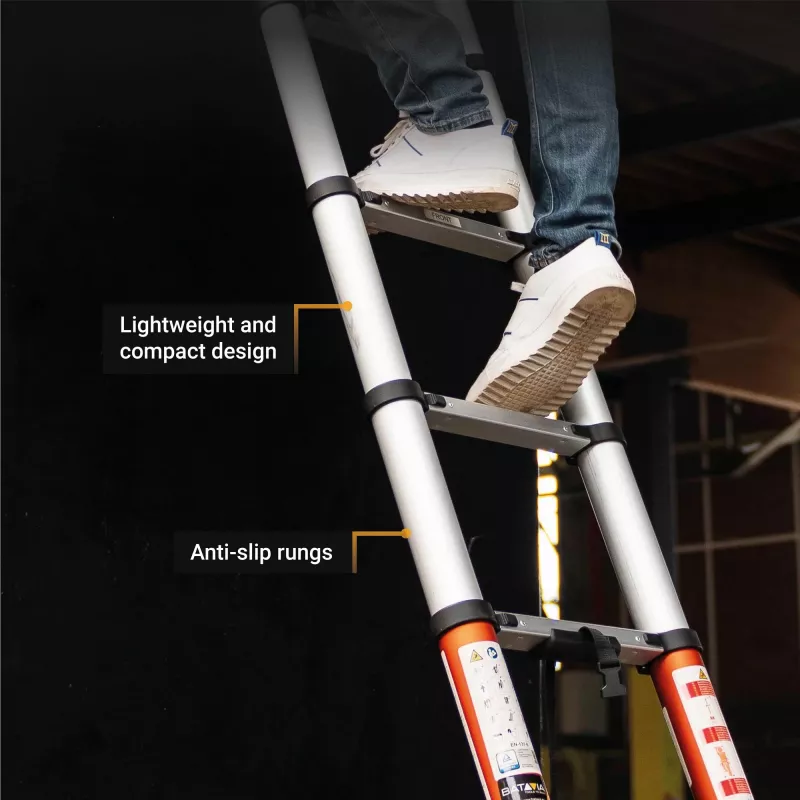 Teleskopiskās kāpnes Batavia B.V. Giraffe AIR 2.93 m — kompaktas izvelkamas kāpnes