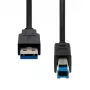 USB 3.2 Gen1 A-B kabelis ProXtend USB3AB-005, 5 m, USB Type-A uz USB Type-B