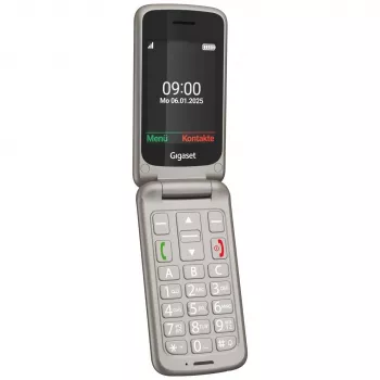 Senioru telefons Gigaset GL595 2.8 collu 0.3 MP pelēks