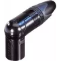 Neutrik XLR savienotājs, leņķveida, 5 polu, melns NC5MRX-B 1 gab.
