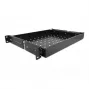 Delock plaukta atvilktne - Melna - 1U - 48,3 cm (19 inch)