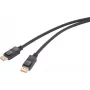 Renkforce DisplayPort savienojuma kabelis 2.00 m Melns RF-6562820 8K UHD