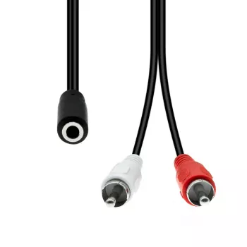 Audio kabelis ProXtend M3F2XRCA-002 — 3-pin (Mini XLR) uz 2×RCA, 1,5 m