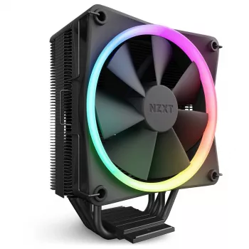 NZXT T120 RGB CPU dzesētājs 12 cm Melns 1 gab.