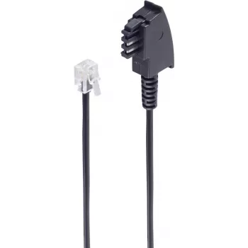 shiverpeaks ®-BASIC-S TAE F-Spalva - Western-Spalva 6/4, UNIVERSĀLS (Import / Siemens+Telecom) 10m (BS70010)