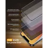 NEVOGLASS 3D PRIVACY aizsargplēve caurspīdīga, iPhone 17 Pro / 16 Pro
