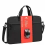 Portfelis Rivacase 8038 ar bezvadu peli 39.6 cm (15.6 collu) Melns