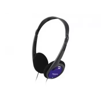 Panasonic RP-HT010E-A melni/zili austiņas 1.2 m vads īpaši vieglas