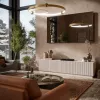 Cama LIVERTI TV skapis 200x42x48 cashmere