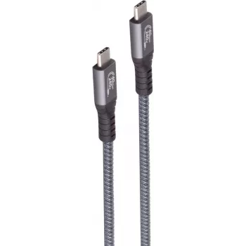 USB kabelis ShiverPeaks BS13-68010 USB4 Gen 3x2 0.5 m USB C pelēks