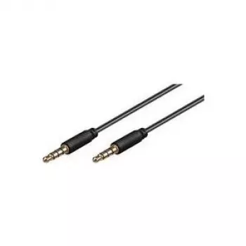 Microconnect IPOD012 audio kabelis 1 m 3.5mm Melns